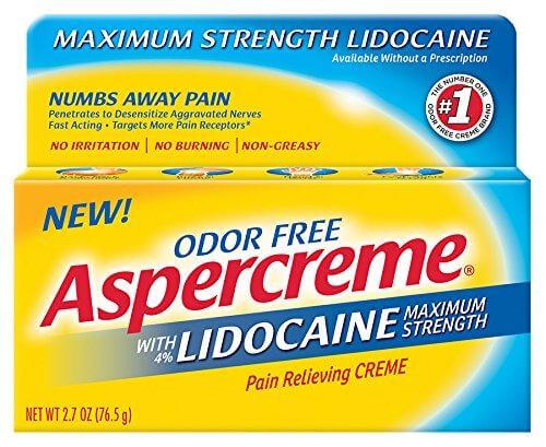 Aspercreme Pain Relieving Creme With Lidocaine