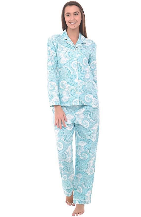Cotton Floral and Paisley Long Sleeved Pajama Set